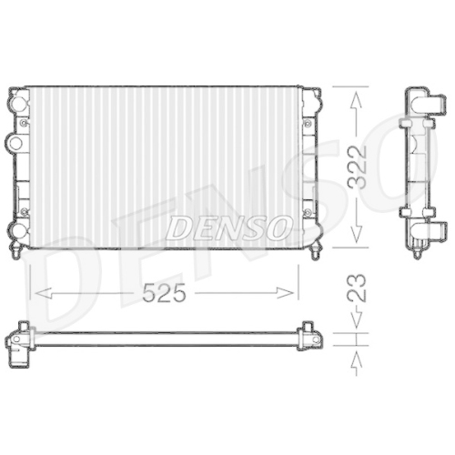 DENSO Kühler, Motorkühlung DRM32005