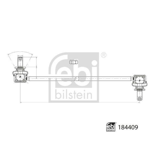 FEBI BILSTEIN Stange/Strebe, Stabilisator