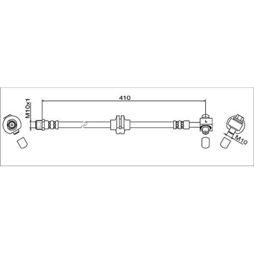 METZGER AUTOTEILE Bremsschlauch 4111607