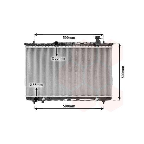VAN WEZEL K&uuml;hler, Motork&uuml;hlung 82002110