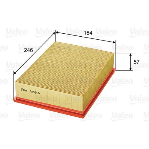 VALEO Luftfilter 585369