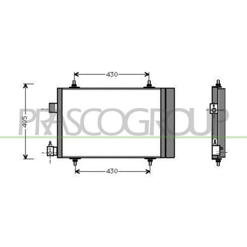 PRASCO Kondensator, Klimaanlage PrascoSelection CI422C001