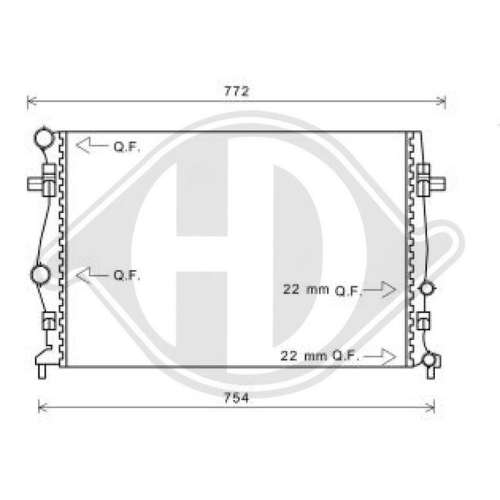 DIEDERICHS K&uuml;hler, Motork&uuml;hlung DIEDERICHS Climate DCM3474