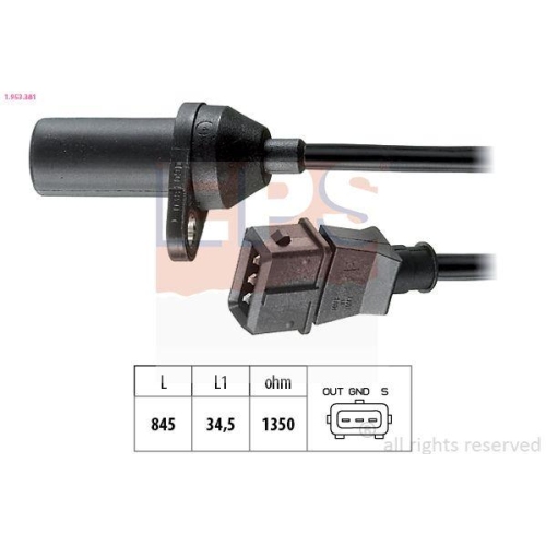 EPS Impulsgeber, Kurbelwelle Made in Italy - OE Equivalent 1.953.381
