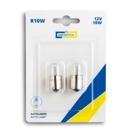 2 St&uuml;ck Bremslampe Blinklampe Schlu&szlig;lichtlampe 10 Watt 12V BA15s Blister