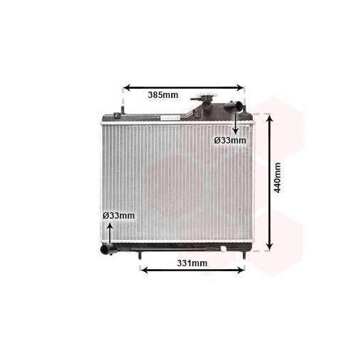 VAN WEZEL K&uuml;hler, Motork&uuml;hlung 82002125