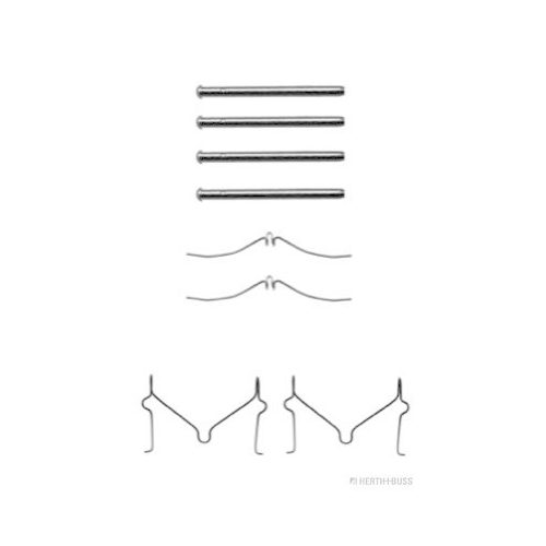 HERTH+BUSS JAKOPARTS Zubeh&ouml;rsatz, Scheibenbremsbelag J3663006