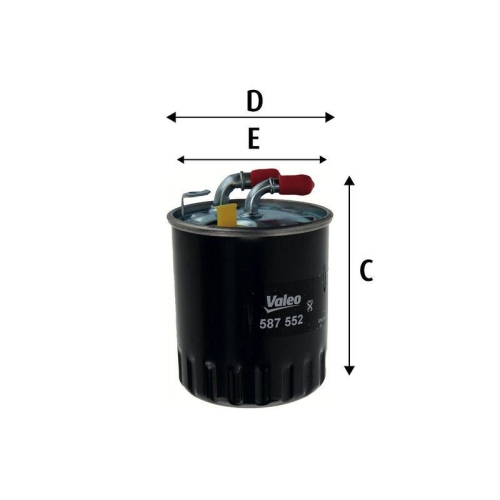 VALEO Kraftstofffilter 587552