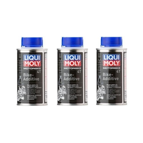 3x Motorbike Additiv 4T Bike Motorrad Benzin Zusatz 125ml LIQUI MOLY 1581