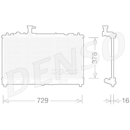 DENSO K&uuml;hler, Motork&uuml;hlung DRM44026