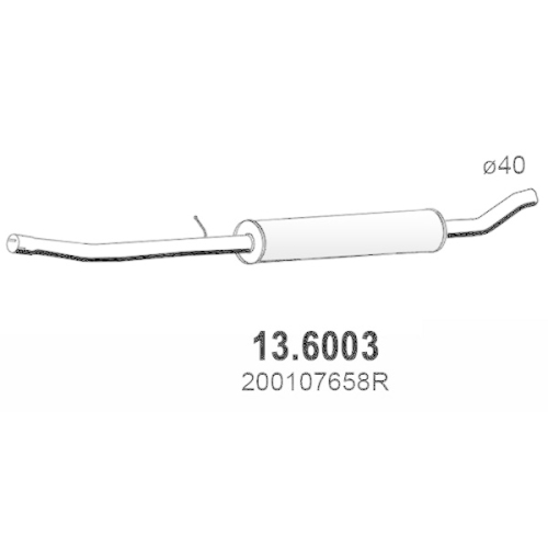 ASSO Mittelschalld&auml;mpfer 13.6003