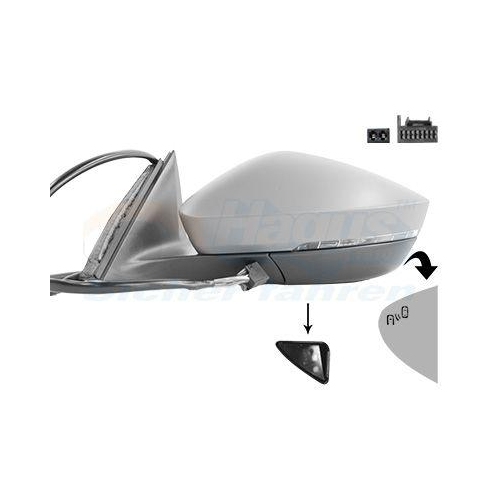 VAN WEZEL Au&szlig;enspiegel * HAGUS * 7638825