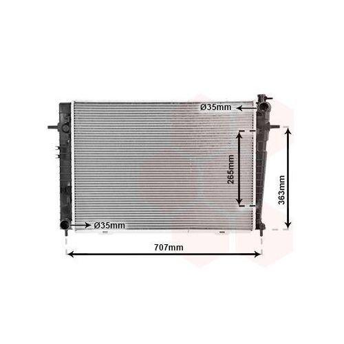 VAN WEZEL K&uuml;hler, Motork&uuml;hlung 82002126