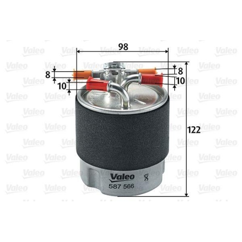 VALEO Kraftstofffilter 587566