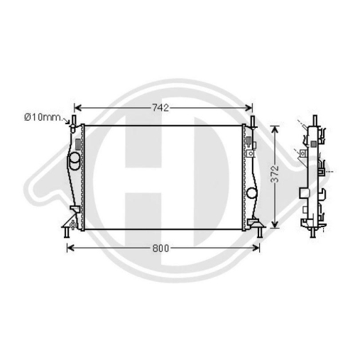 DIEDERICHS K&uuml;hler, Motork&uuml;hlung DIEDERICHS Climate DCM3924