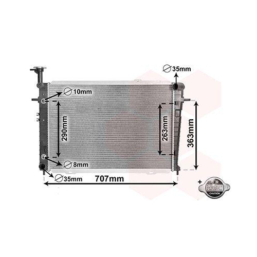 VAN WEZEL K&uuml;hler, Motork&uuml;hlung *** IR PLUS *** 82002127