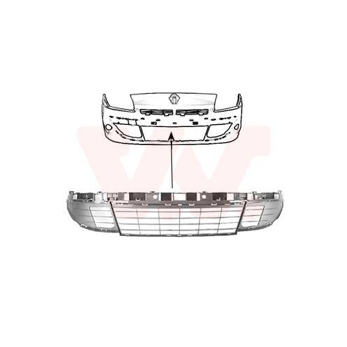 VAN WEZEL L&uuml;ftungsgitter, Sto&szlig;f&auml;nger 4380590