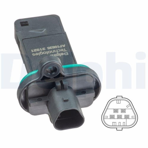 DELPHI Luftmassenmesser AF10635-12B1