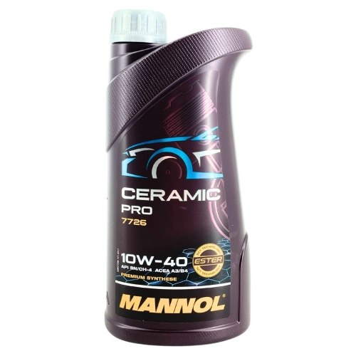 Motor&ouml;l Motoren&ouml;l Mannol Ceramic Pro 10W-40 1 Liter Flasche MN7726-1