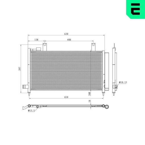 ERA Kondensator, Klimaanlage 667416