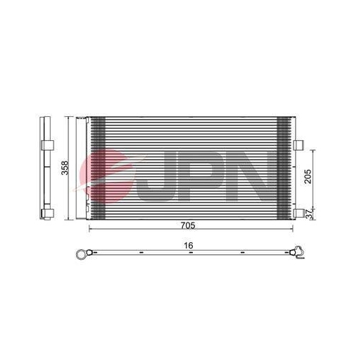 JPN Kondensator, Klimaanlage 60C9126-JPN