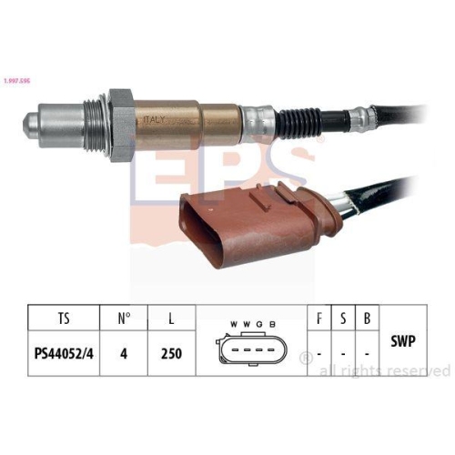 EPS Lambdasonde Made in Italy - OE Equivalent 1.997.595