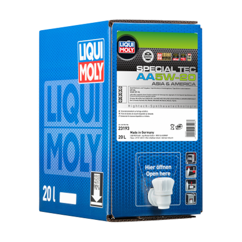 Motor&ouml;l Motoren&ouml;l Special Tec AA 5W-20 LIQUI MOLY 20 Liter Bag in Box 23193
