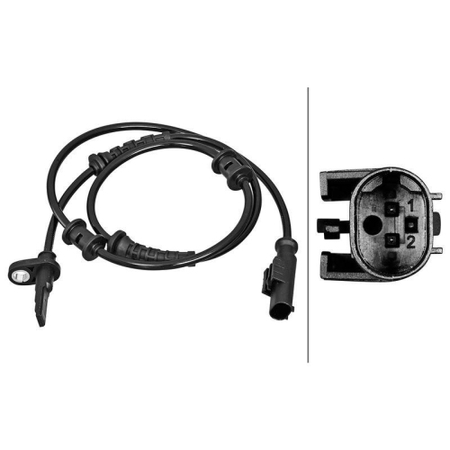 HELLA Sensor, Raddrehzahl 6PU 358 217-261