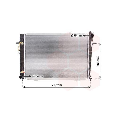 VAN WEZEL K&uuml;hler, Motork&uuml;hlung 82002167