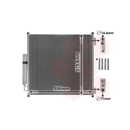 VAN WEZEL Kondensator, Klimaanlage *** IR PLUS *** 02005218