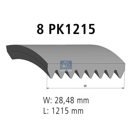 DT Spare Parts Keilrippenriemen 4.80393