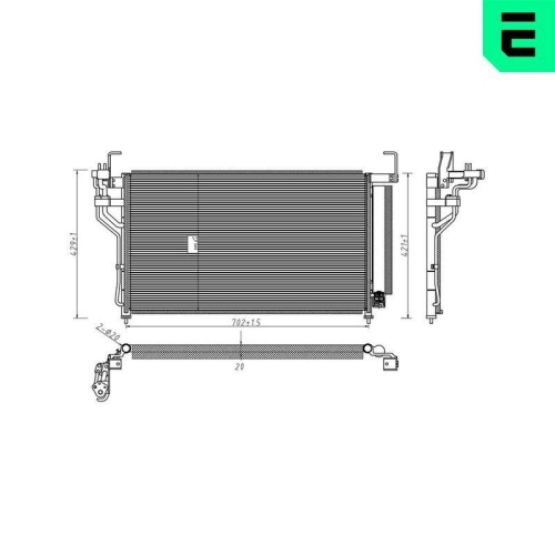 ERA Kondensator, Klimaanlage 667419