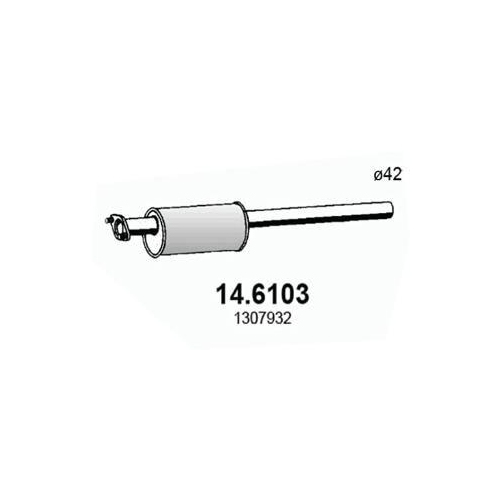 ASSO Mittelschalld&auml;mpfer 14.6103