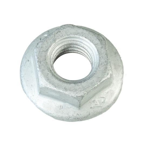 Sechskantmutter mit Flansch, verzinkt, M 12, Sperrverzahnung Suer 605647002