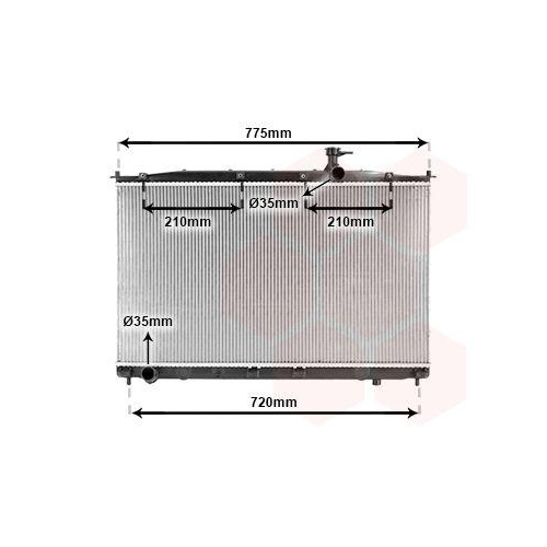 VAN WEZEL K&uuml;hler, Motork&uuml;hlung 82002173