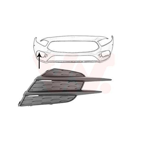 VAN WEZEL L&uuml;ftungsgitter, Sto&szlig;f&auml;nger 2946598