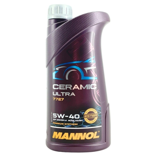 Motor&ouml;l Motoren&ouml;l Mannol Ceramic Ultra 5W-40 1 Liter Flasche MN7727-1