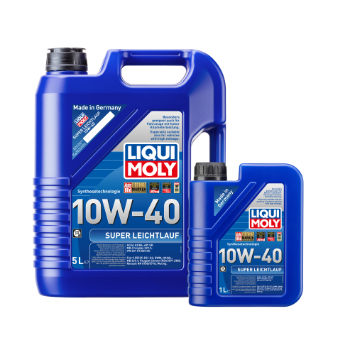 LIQUI MOLY Motor&ouml;l Super Leichtlauf 10W-40 6 Liter Set Satz 1+5 Liter Kanister