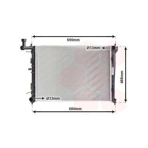 VAN WEZEL K&uuml;hler, Motork&uuml;hlung 82002180