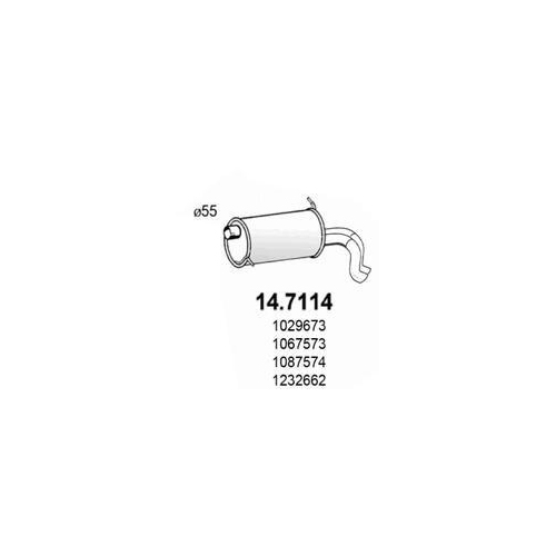 ASSO Endschalldämpfer 14.7114