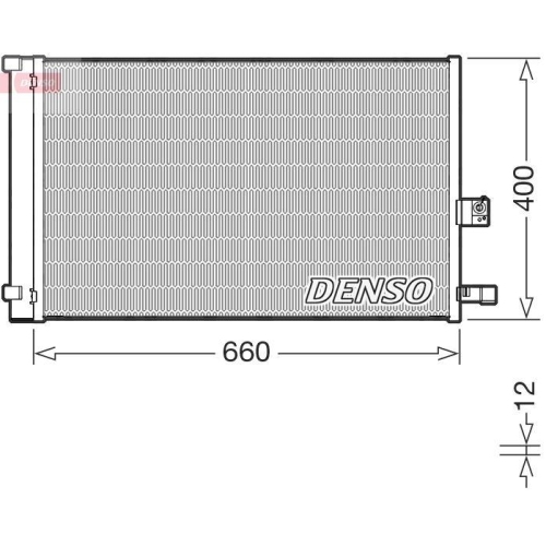 DENSO Kondensator, Klimaanlage