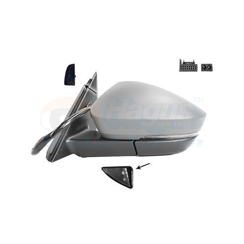 VAN WEZEL Au&szlig;enspiegel * HAGUS * 7643823