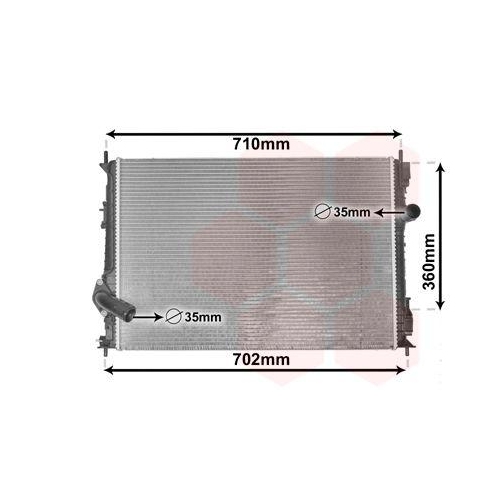 VAN WEZEL K&uuml;hler, Motork&uuml;hlung 13012702