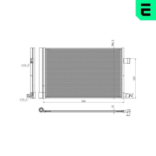 ERA Kondensator, Klimaanlage 667422