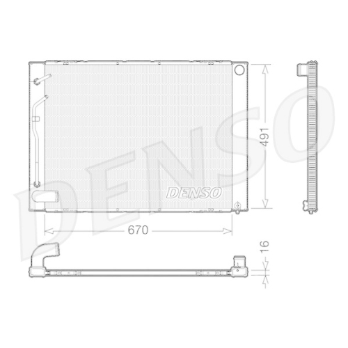 DENSO K&uuml;hler, Motork&uuml;hlung DRM50054
