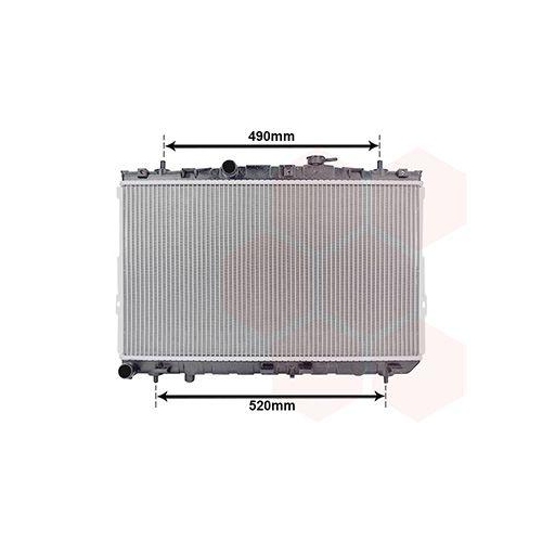 VAN WEZEL K&uuml;hler, Motork&uuml;hlung 82002185