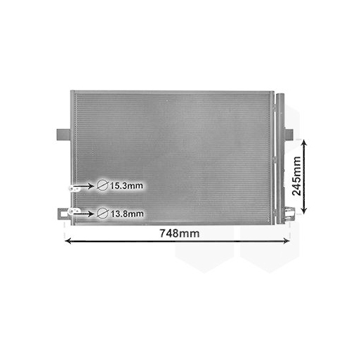 VAN WEZEL Kondensator, Klimaanlage 58005369