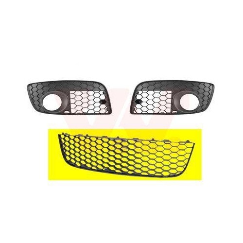 VAN WEZEL Lüftungsgitter, Stoßfänger ** Equipart ** 5893590