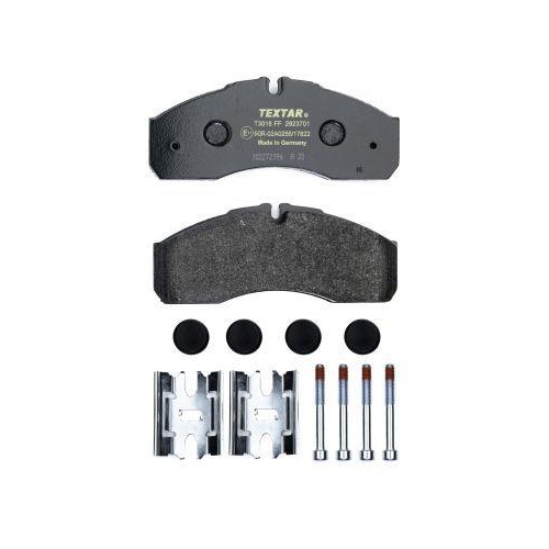 TEXTAR Bremsbelagsatz, Scheibenbremse 2923701