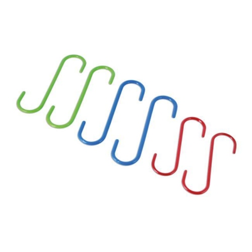 6 kunststoffbeschichteten S-f&ouml;rmigen Aufh&auml;ngehaken f&uuml;r Bremss&auml;ttel LASER TOOLS